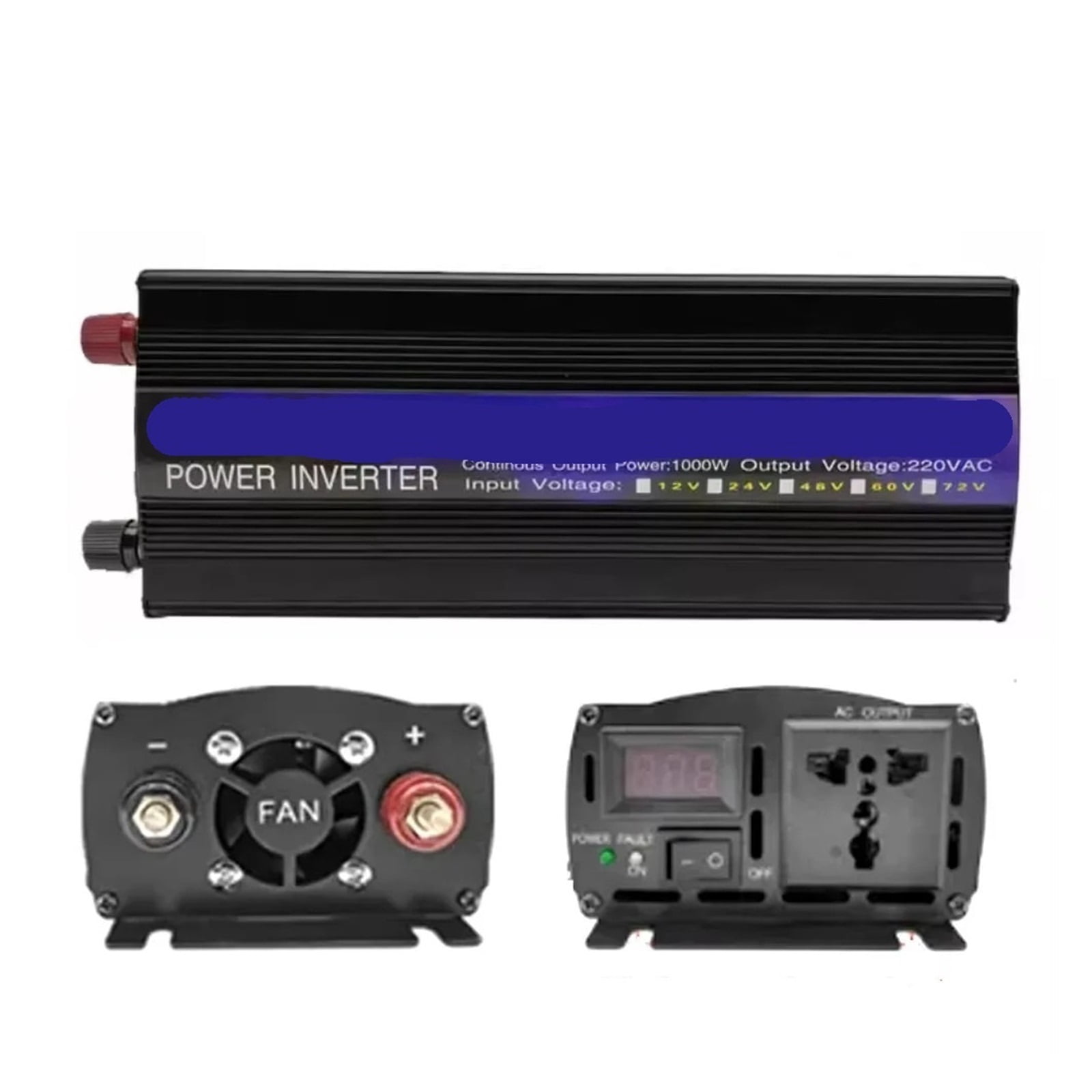 Pure Sine Wave Inverter 2000W 3000W 4000W Power DC 12V 24V 48v ,Easy to ...