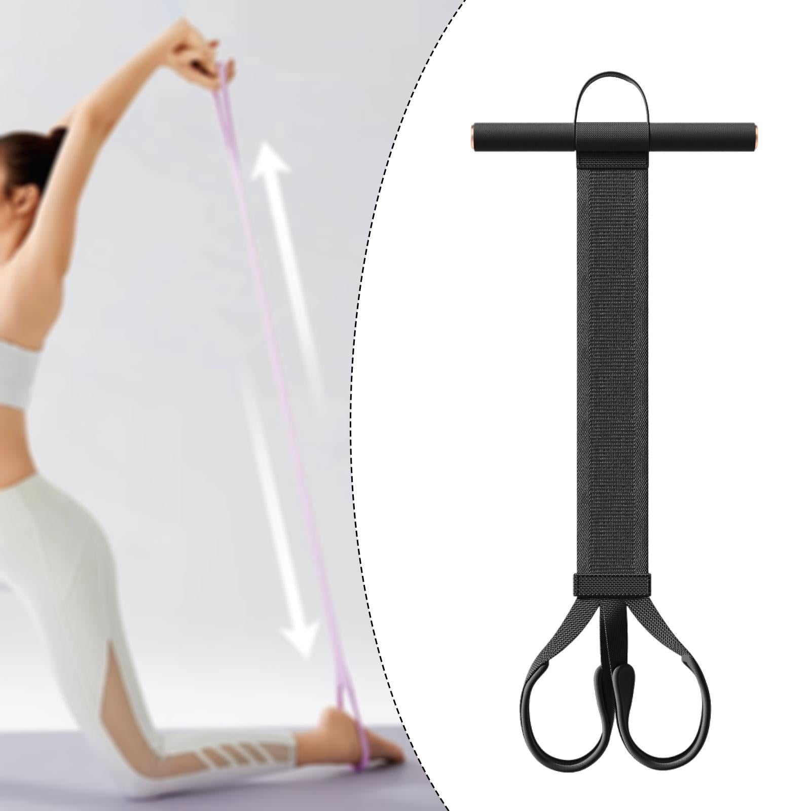Pedal Resistance Band Elastic Tension Rope with Non Slip Foam Handle for Women Home Gym Workout