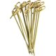 thumbnail image 1 of 300 Count Bamboo Knot Picks - 4.75 Inch Appetizer, Sandwich, & Cocktail Drinks Skewer Toothpicks, 1 of 5