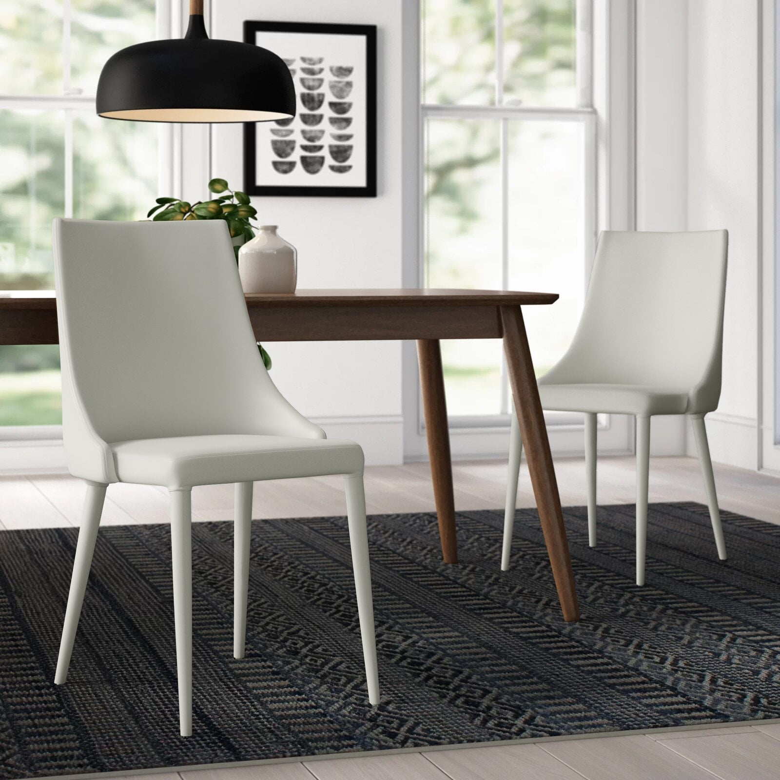 Jason Upholstered Side Chair Seat Height 19.1