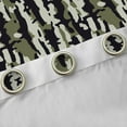 thumbnail image 4 of Castle Fairy Camouflage Blackout Curtains Set of 2 (52x84 Each),Camo Window Curtains, 4 of 6