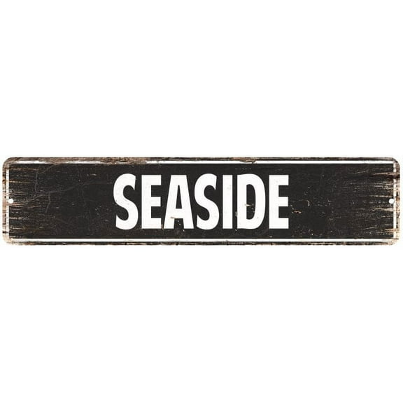 Seaside Vintage Look Gift Metal Sign Chic 4x18 204180008023