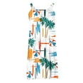 thumbnail image 4 of Plus Size Hawaiian Dress for Women, Women's Fashion Sexy Vintage Round Neck Sleeveless Printing Party Dresses Backless Dreess Summer Sleeveless Dress On Sale Clearance Items For Women, 4 of 4