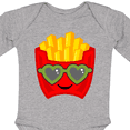 thumbnail image 4 of Inktastic French Fries Funny Fry Lover Boys or Girls Long Sleeve Baby Bodysuit, 4 of 5