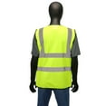 thumbnail image 3 of CAT HI VIS SAFETY VEST  GREEN  2XL, 3 of 6
