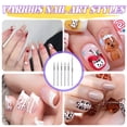 thumbnail image 7 of RAGUPEL 6Pcs Nail Liner Brush Includes Sizes 5/7/9/11/20/25mm Nail Art Brush The Non-Slip Grip Design Makes It Simple to Use Nail Art Tools Thin Nail Art Brush, 7 of 7