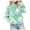 Green, variant on WUANDIXFA Girls Casual Crewneck Sweatshirts 2-14 Years Long Sleeve Color Block Loose Fit Fall Cute Pullover Tops,Purple,7-8 Years