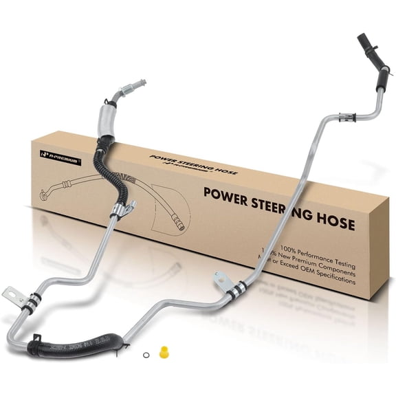 A-Premium Power Steering Return Line Hose Assembly Compatible with Hyundai Sonata 2005-2010 L4 2.4L V6 3.3L Gear To Cooler