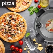 Electric pizza oven, countertop pizza maker, 12-inch pizza maker, space-saving oven, compact design, reliable performance, easy to clean, portable oven, small oven