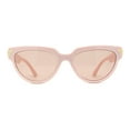 thumbnail image 1 of Womens Mod 20s Art Deco Cat Eye Horn Rim Plastic Sunglasses Pink Brown, 1 of 5