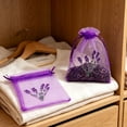 thumbnail image 5 of Hearthoom Lavender Sachet Bags Empty Organza Potpourri Bags Mesh Fresh Sachet Bags for Drawer, Closet Deodorizer, Party Favor Gift Bag for Rose, Orange, Cinnamon, Home Fragrance Product As Show, 5 of 5