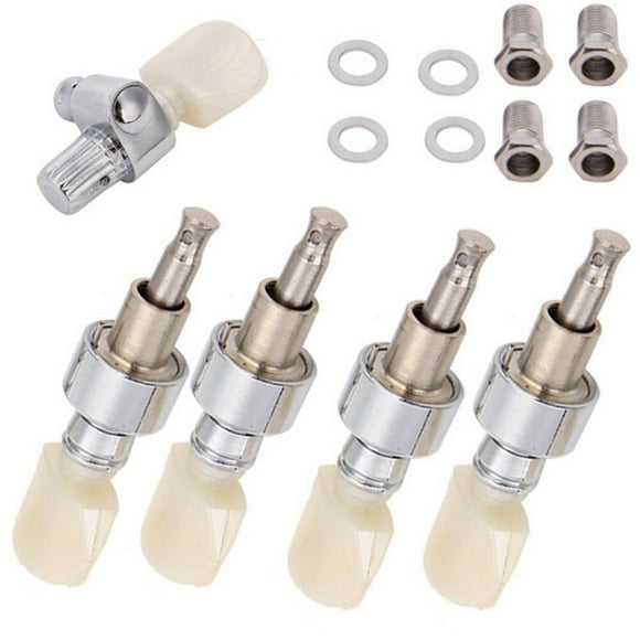 Yeacher Chrome 5 String Banjo Geared Machine Head With Pearled Pegs