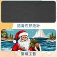 thumbnail image 4 of Alfombrilla de ratón con diseño de Papá Noel en la playa, antideslizante, para escritorio de oficina, papel secante de tela Jiaji, para portátil y escritorio impermeable para oficina y, 4 of 7