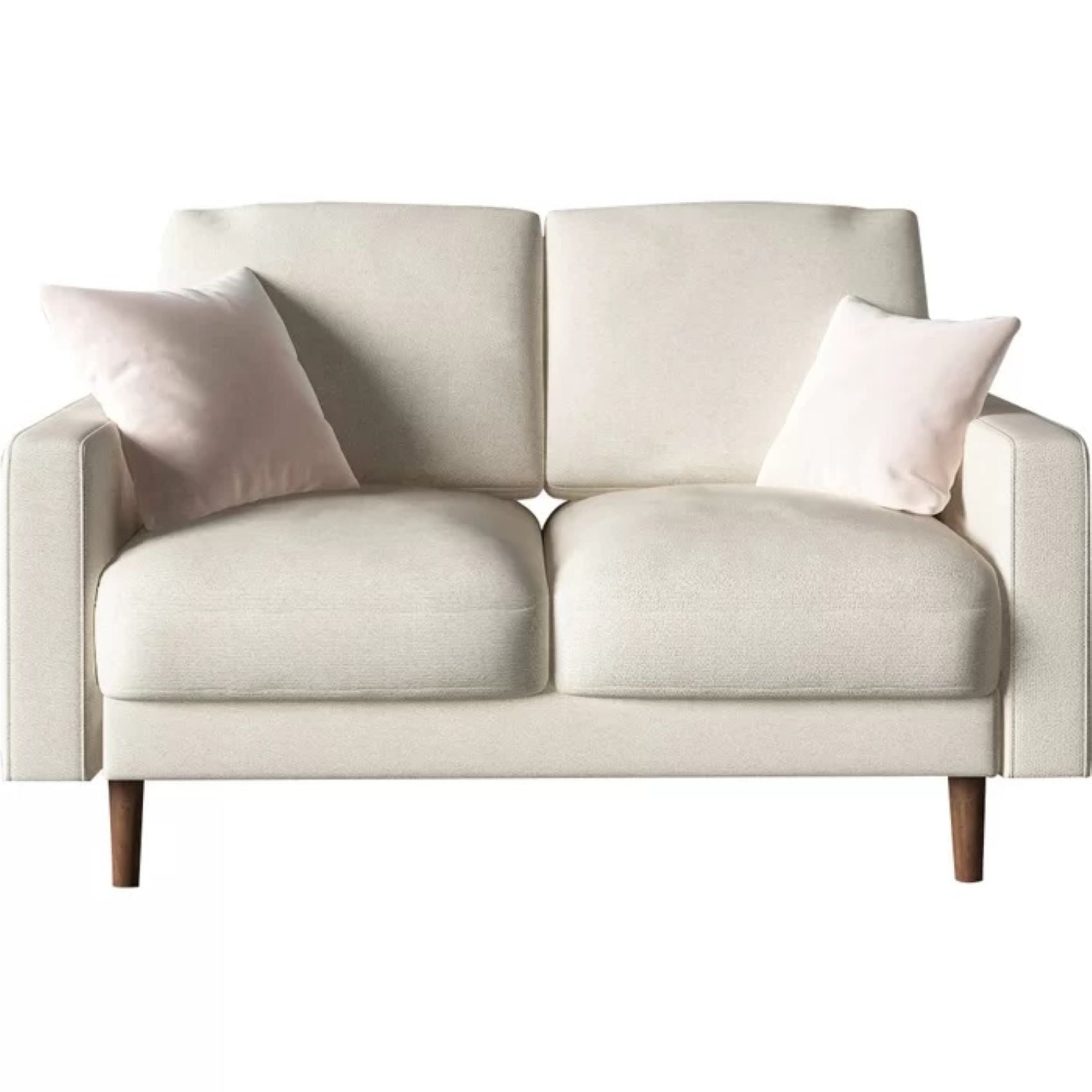Uspridefurniture Craigmont 50.4'' Square Arm Loveseat, Beige