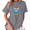 Grey, variant on UNISHE Proud Cat Dad Creative Graphic Tee - Unique Cat Ear Silhouette Print Essential Humorous Pet Lover Top