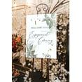 thumbnail image 3 of Darling Souvenir MADE WITH LOVE Leaf With Gold Flakes,Welcome Sign Large Decorative Poster Welcome To Our Engagement Poster For Easel Party Collection- 18x12, 3 of 5