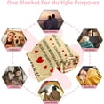 thumbnail image 5 of 2 Years Anniversary Blanket Gifts for Women Men 2nd Anniversary Cotton Gifts for Her Girlfriend Wedding Anniversary Blanket Gifts for Husband Wife Christmas Happy Anniversary for Couple, 50x60, 5 of 6