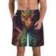 thumbnail image 1 of Balery Whimsical Dragon Color Cool Traje de Baño Estilo Hawaiano para Hombre, Shorts de Secado Rápido con Bolsillos-3X-Large, 1 of 6