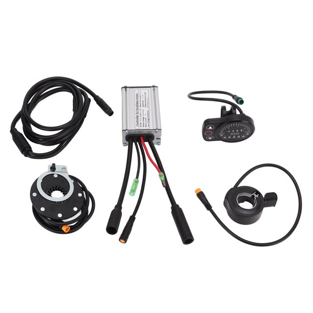 Ccdes Electric Conversion Kit,Bike Conversion Kit,Electric Bike Conversion Kit 7A DC 36V/48V Electric Bicycle Modification Kit With 1 To 2 Wires Meter Electric Conversion Kit
