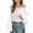 a-White949, variant on FINALGANG Girl's Blouse Kids Elegant Solid Color Off-Shoulder Pullover Long Sleeve Relaxed Fit Top For Casual Daily Outdoor Activities Trendy Top