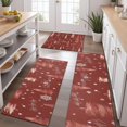 thumbnail image 2 of Red Christmas Tree Pattern Kitchen Rugs Sets Of 3,Kitchen Runner Rugs Non Skid Washable,Decorative Kitchen Floor Mats for Kitchen,Sink,Laundry,17"x30"+ 17"x47" + 17"x59", 2 of 6