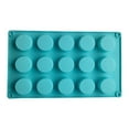 thumbnail image 2 of Small 15 Cavity Column Shape Silicone Baking For Making Cake Jelly Dome 1.5 Inches (Diameter), 2 of 4