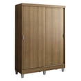 thumbnail image 1 of Ropero Closet Madesa Luke 2 Puertas Corredizas y Pies Marrón, 1 of 12