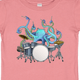 thumbnail image 4 of Inktastic Cute Blue Octopus Drumming Boys or Girls Baby T-Shirt, 4 of 5