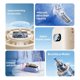 thumbnail image 1 of Ice Compress Mini Fan Mini Folding Digital Display Mute Desktop Fan,C, 1 of 5
