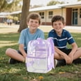 thumbnail image 5 of LILIYA Functional Small Backpack, Adjustable Shoulder Straps, Casual Daily Use, Water Resistant, for Ages 5Rd 5th 7th 9th, High School, Classic Bookbag, Commuter Pack, 5 of 6