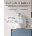 thumbnail image 2 of Waterdrop C2SL Countertop Reverse Osmosis Water Filter, [ Mineral Added ],40oz Autofill Glass Pitcher, 7-Stage RO Filtration, 3:1 Pure to Drain, Reduce PFAS/TDS, Compact Design, Installation-Free, 2 of 9