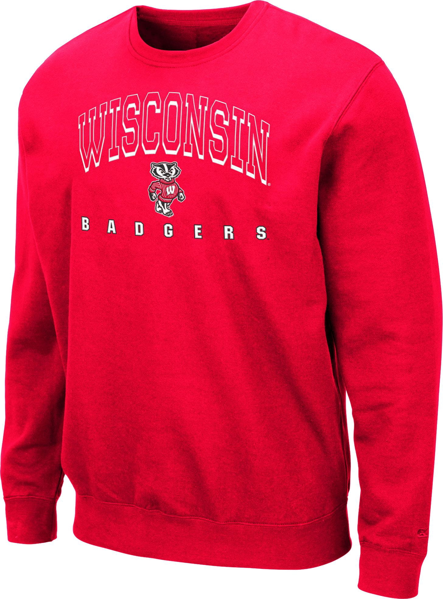 wisconsin badgers crew neck sweatshirt