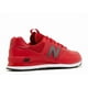thumbnail image 3 of New Balance 574 Mens Metal Sport Team Red Leather Lifestyle Sneakers - ML574SOY, 3 of 5