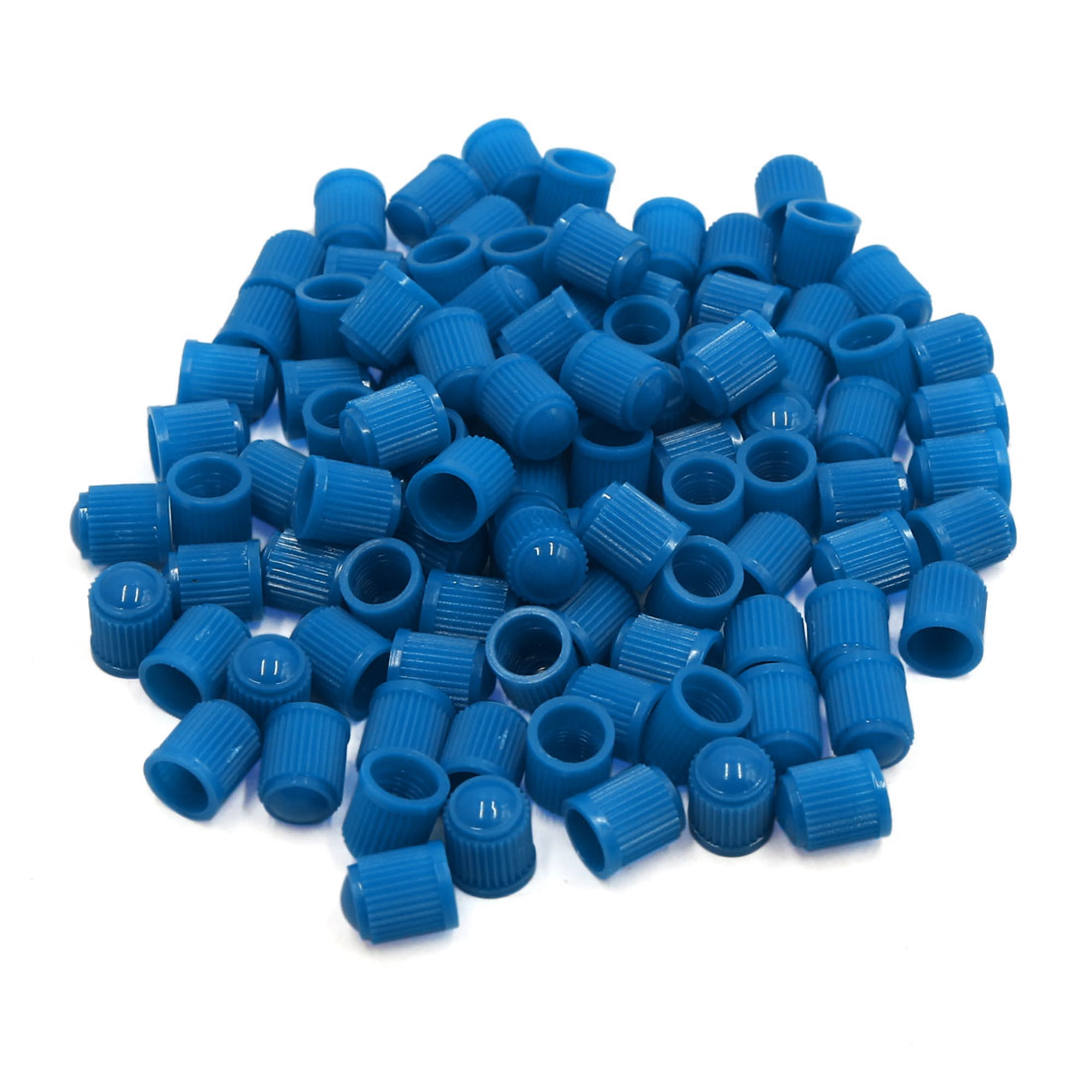 Get another packet FREE 12 x Baby Blue Plastic Dust Caps for Car,Bike,ATV 
