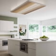 thumbnail image 3 of Brown Beige Magnetic Fluorescent Light Covers for Ceiling Lights 2x4Ft, Farmhouse Vintage Gradient Wooden Grain Office Classroom Kitchen Drop Ceiling Light Covers Lighting Filters Shade Panel 2 Packs, 3 of 9