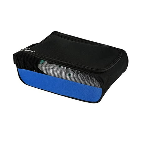

Golf Zippered Golf Shoes Storage Bag Golf Shoes Women with Top-Handle Shoe Bags Blue