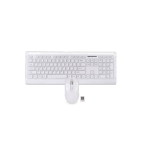 106 Key 2.4Ghz Wireless Multimedia Keyboard & Optical Mouse Set -