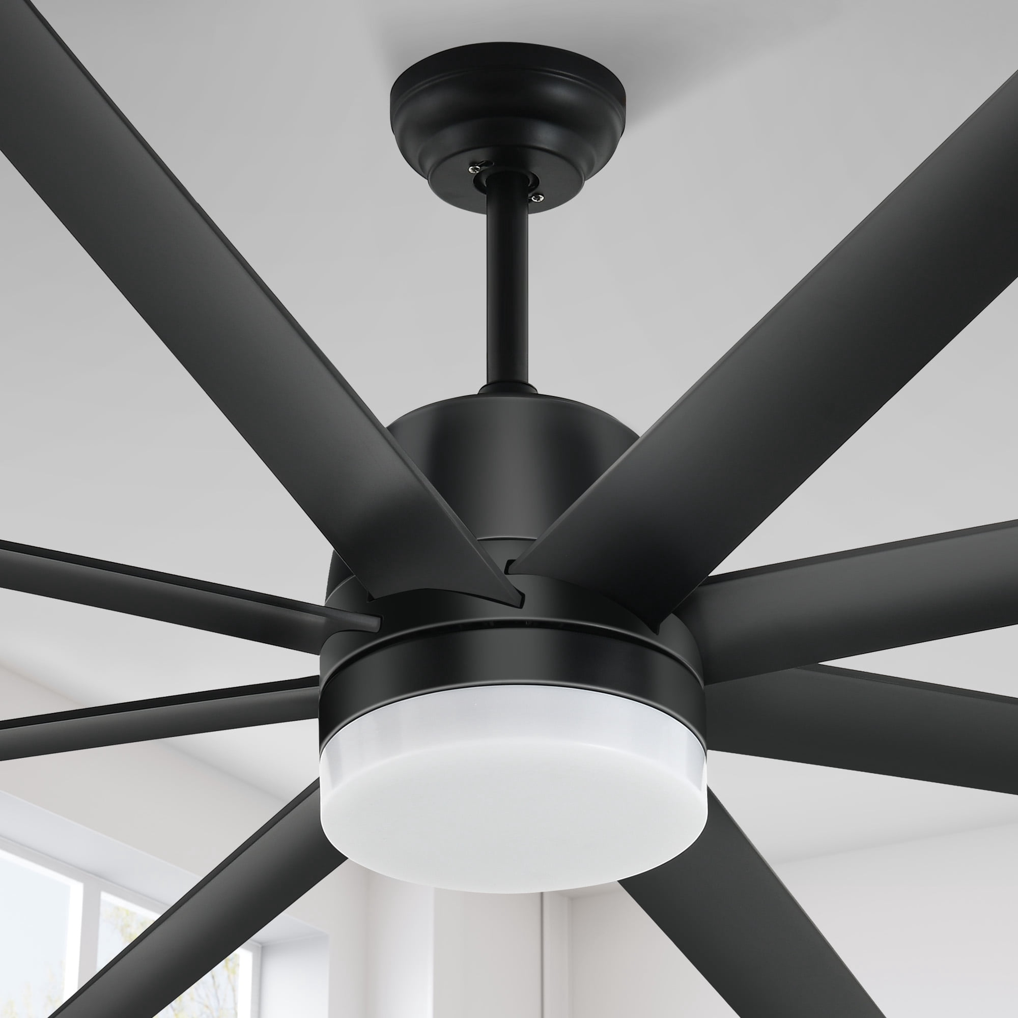 DWVO 60in Ceiling Fan with Light and Remote, 6-Speed 8 Blades