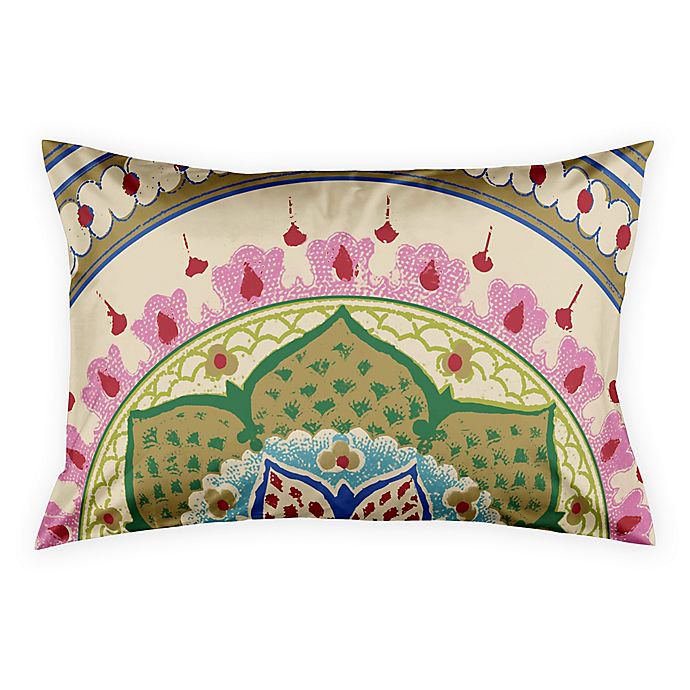 Designs Direct Boho Medallion King Pillow Sham in Green