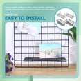 thumbnail image 3 of LEEYNEER 2 Sets Pegboard Baskets Peg Board Racks Wire Shelf Baskets Bins Wall Organizers, 3 of 6