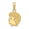 thumbnail image 1 of 14K Yellow Gold boy charm, 1 of 2