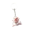 thumbnail image 3 of Llavero de llave de cerdo Regalo portátil de llavero acrílico para mochila de aniversario de cumpleaños, 3 of 8