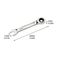 thumbnail image 2 of Box Wrench Set, Short Handled Ratchet Wrench Bidirectional Mini, Tightens Bolts, Ideal for Family DIY Repairs, Auto Work, Durable Tool for Home Use, Large Wrench, 2 of 9