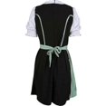 thumbnail image 5 of Medieval Costume German Oktoberfest Dirndl Dress Short Sleeve Doll Collar Retro Cute French Maid Outfit Cosplay Costume 5xl, 5 of 5