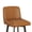 Whiskey Brown-faux Leather, variant on MultiHaven 26.1-Inch Bar Stools Set of 2,Swivel Counter Height Bar Stool with Back & Metal Legs,PU Leather Island Chairs Suitable for Kitchen,Bar,Cafe - Brown