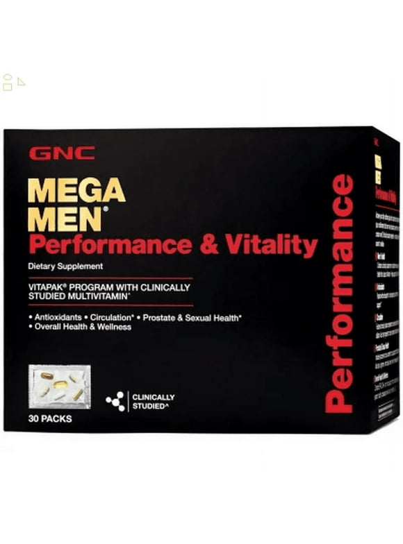 GNC Mega Men Performance & Vitality Vitapak (30 Ct.)