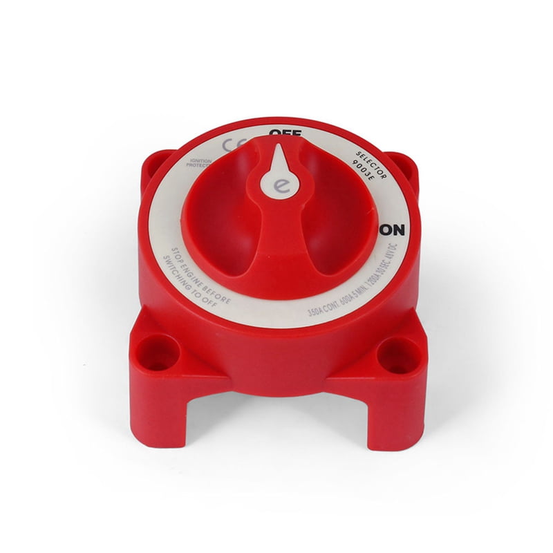 48V 350A Car Auto RV Marine Boat Single Circuit  Isolator Disconnect Rotary E Series Battery Switch Cut
