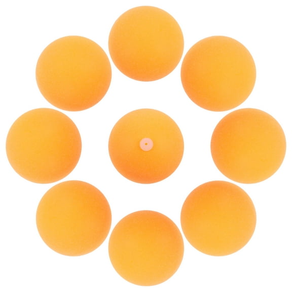 MLINS  50 Pcs Pong Balls for Training with Holes Hanging Table Tennis Trainer Orange