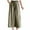 Army Green, variant on HUPOM Womens Trouser Pants Pants Chinos High Waist Rise Ankle Straight-Leg Navy 2XL