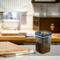 thumbnail image 2 of Transparent Pantry Storage Jars with Buckle Lids, Airtight Kitchen Containers for Grains Pasta, Durable Plastic Design with Wide Openings, Stackable Organizer for Countertop Cabinet, 2 of 7